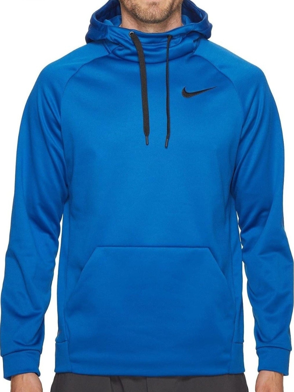 Nike Blue Therma Training Fit Hooded Sweatshirt Size Medium NWT